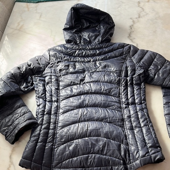 Andrew Marc Packable Lightweight Down Puffer Quilt Jacket Sz S/M Dark Navy*Read - Picture 5 of 11